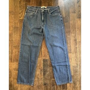 Levis Jeans 550 Relaxed Fit Blue Medium Wash Mens Size 38x32 High Rise